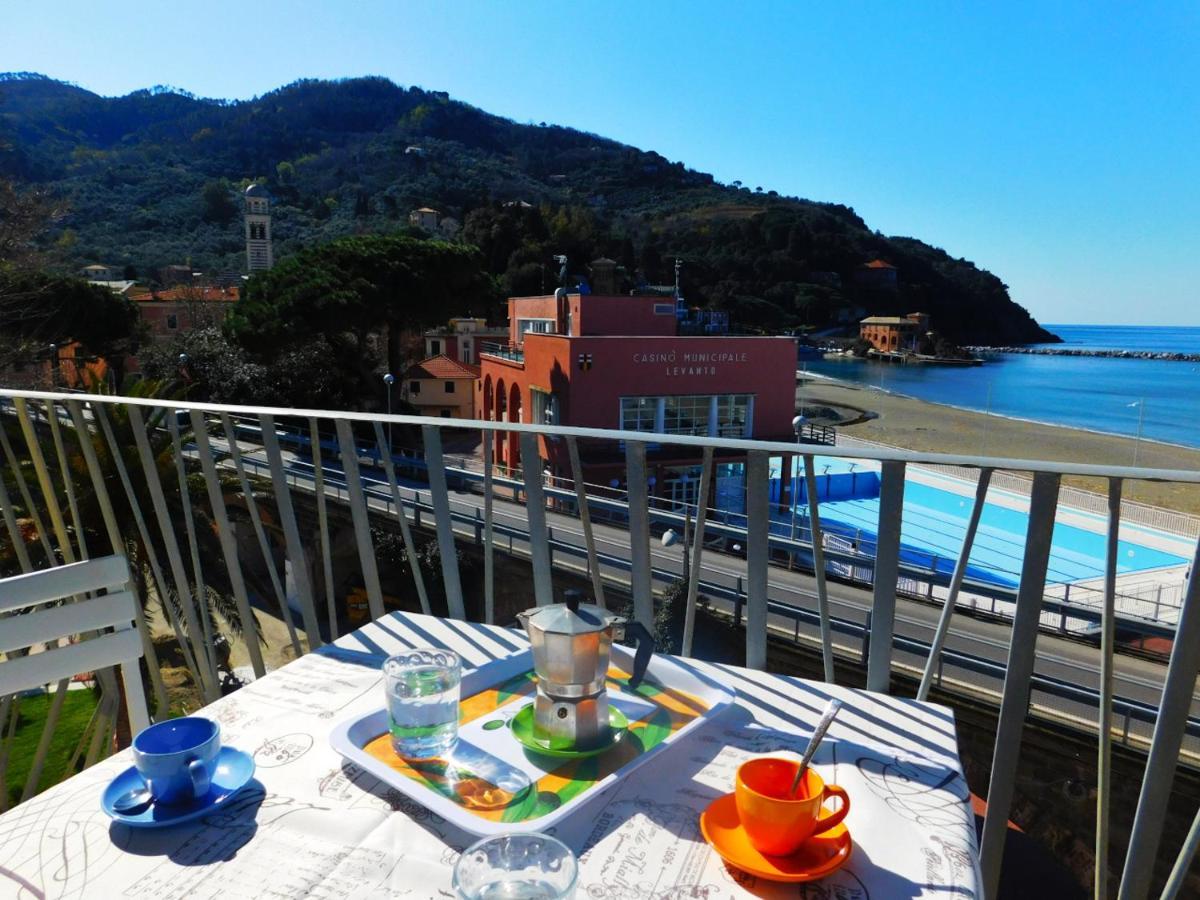 Trilocale Con Meravigliosa Vista Mare, Levanto Ngoại thất bức ảnh
