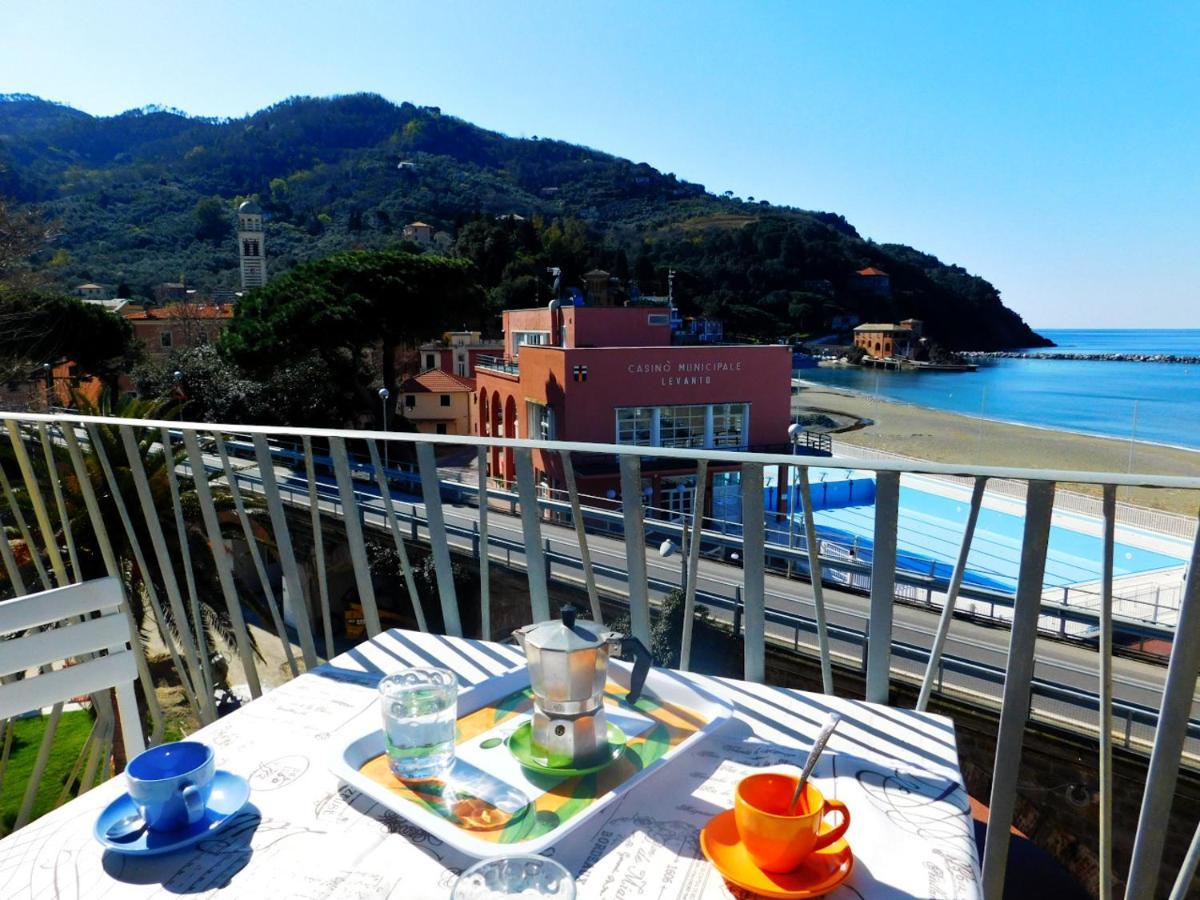 Trilocale Con Meravigliosa Vista Mare, Levanto Ngoại thất bức ảnh