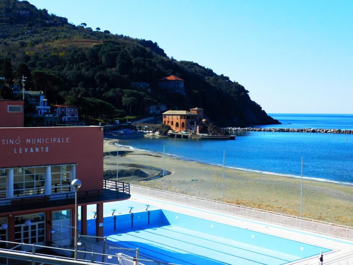 Trilocale Con Meravigliosa Vista Mare, Levanto Ngoại thất bức ảnh